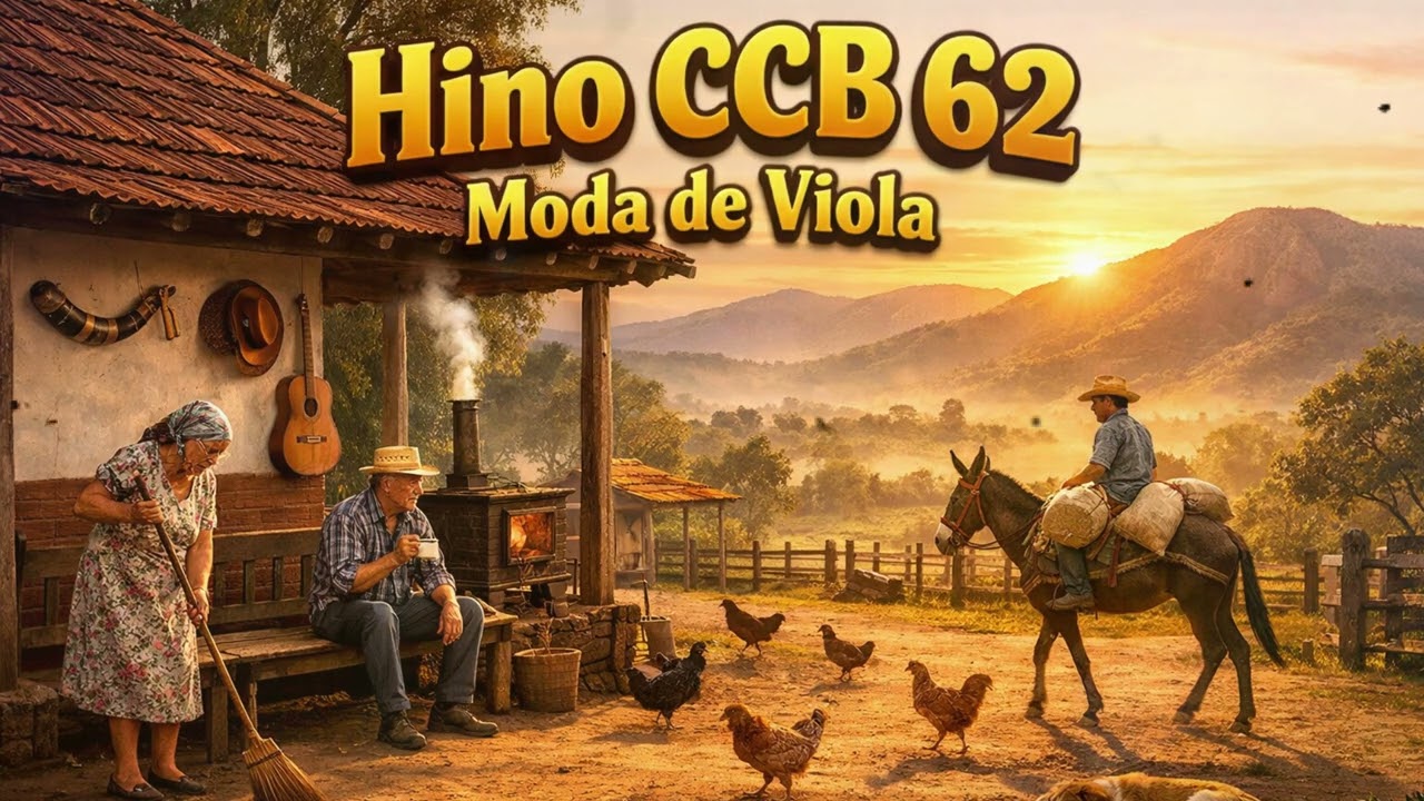 HINO 62 CCB - Ó Criador Forte Rocha És (Moda de Viola)