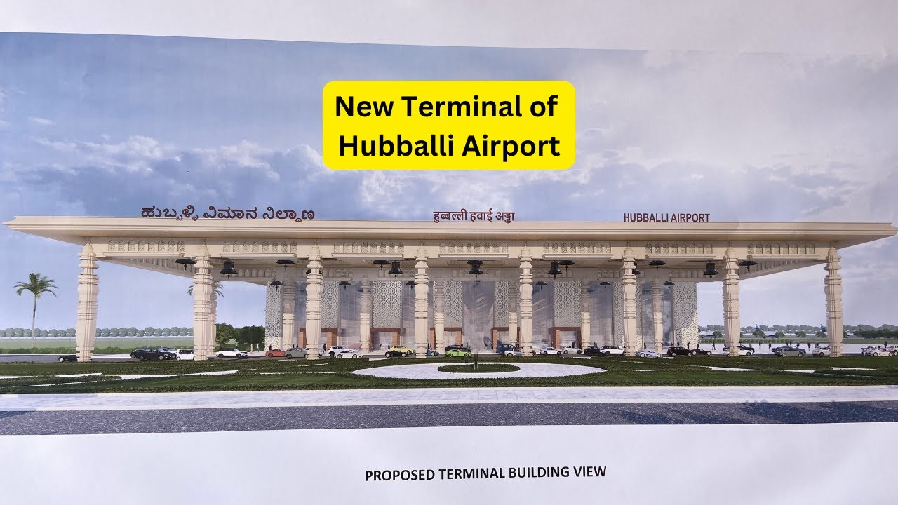 Bhoomi Pooja of New Terminal of Hubballi Airport