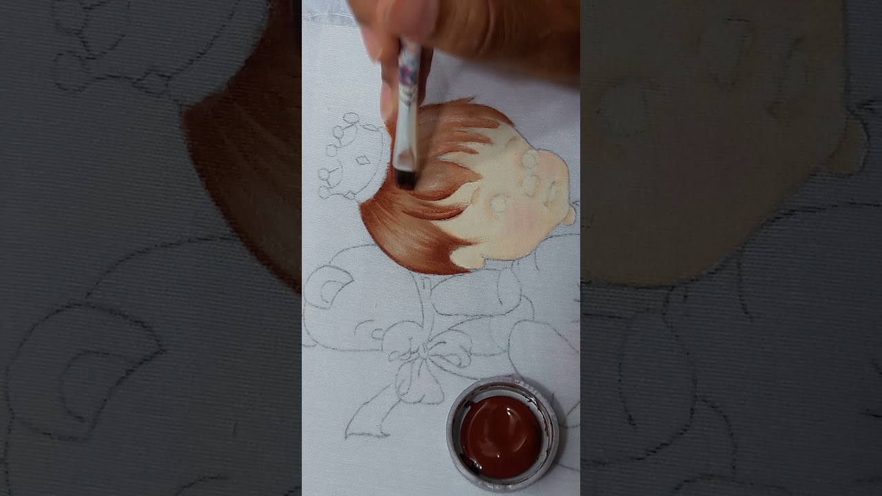 Como pintar cabelinho castanho