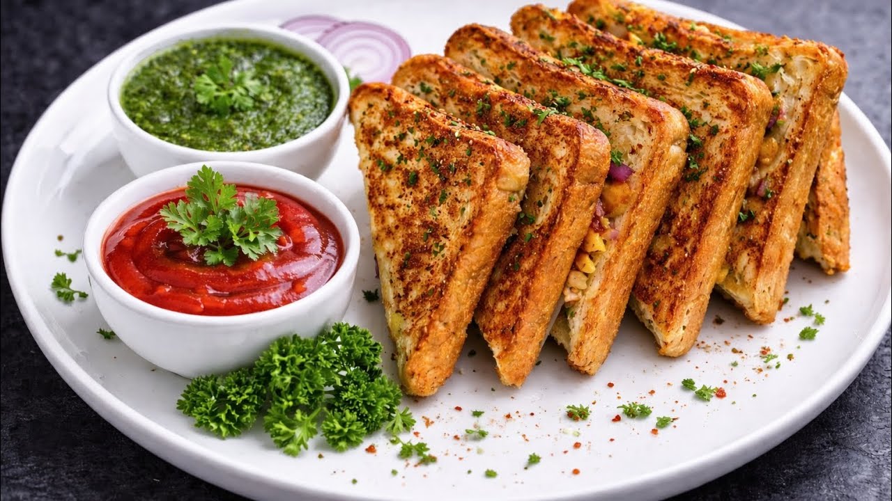 Bachchon se lekar bado tak sabki favourite😍😋 #VegSandwich #HealthySnack#SnackTime#TeaTimeSnack ☕🥪