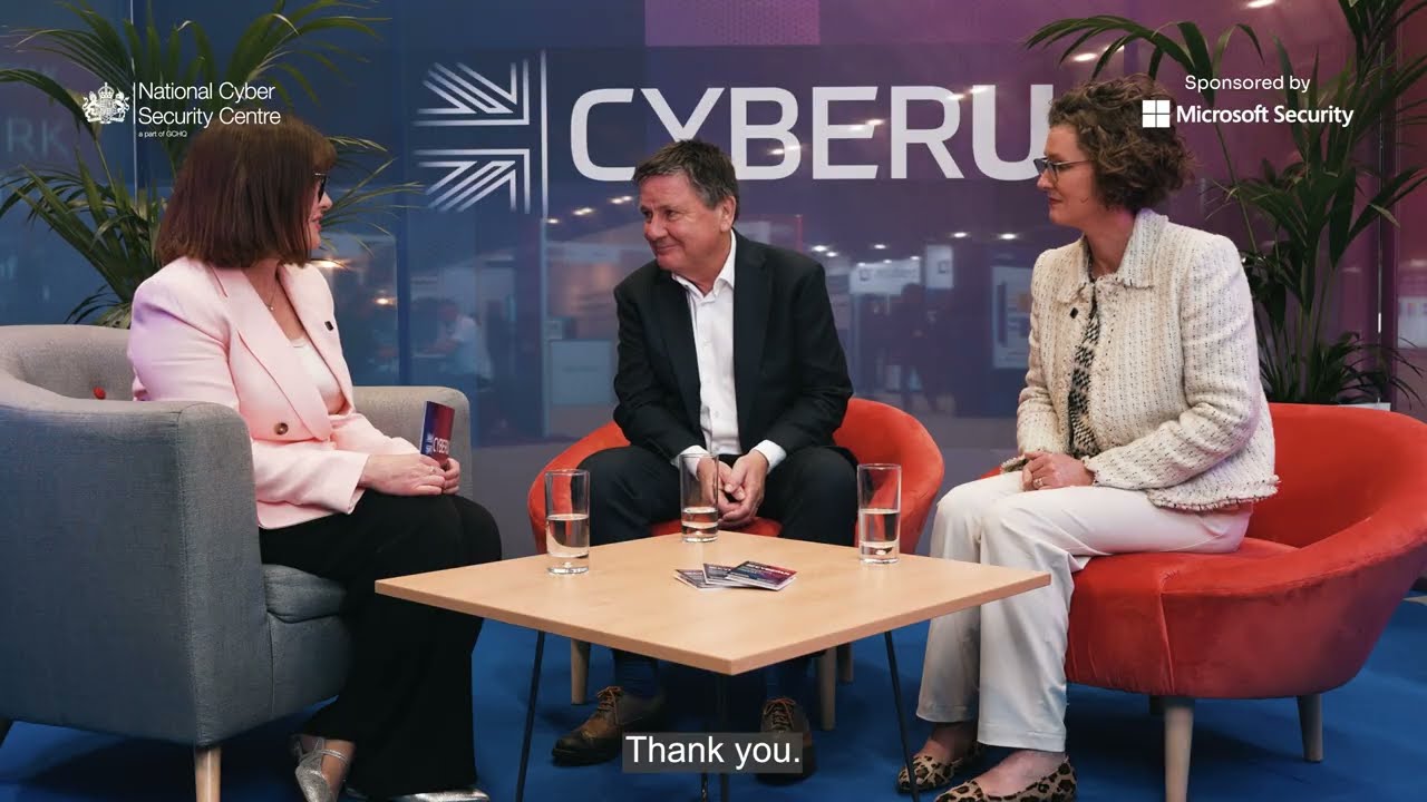 John Edwards, UK Information Commissioner, Mary Haigh, BAE Systems & Felicity Oswald, COO, NCSC
