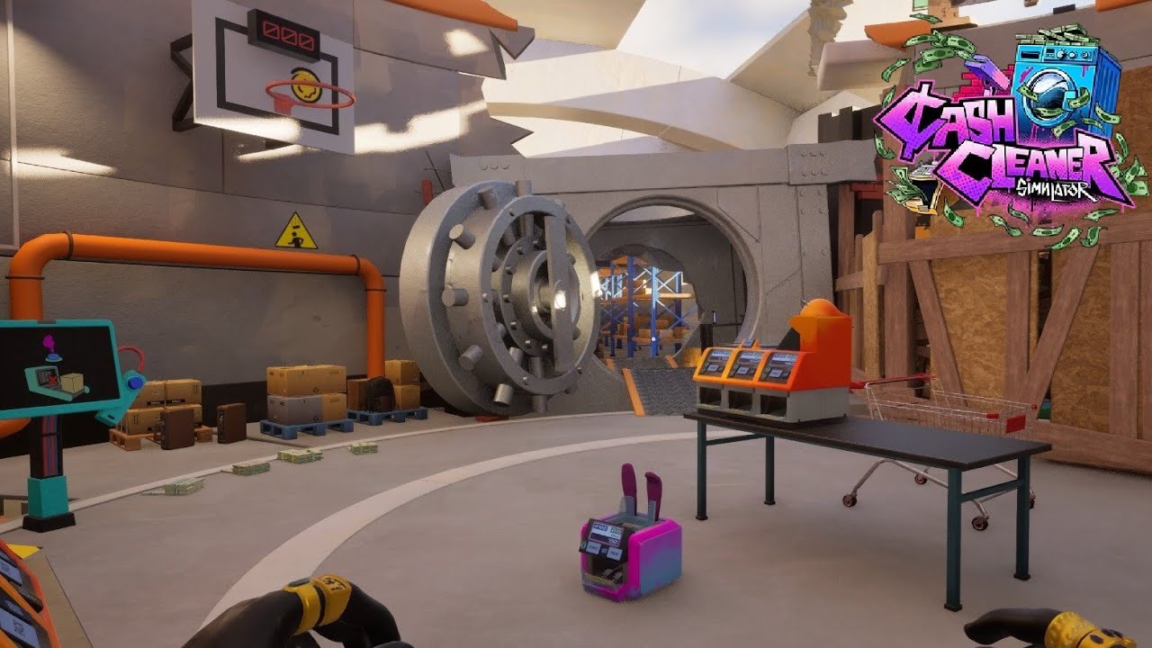 Almost Got Squished By A Vault ~ Cash Cleaner Simulator