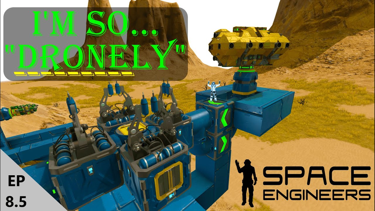 AI Cargo Drone Testing S2E08.5 - Space Engineers