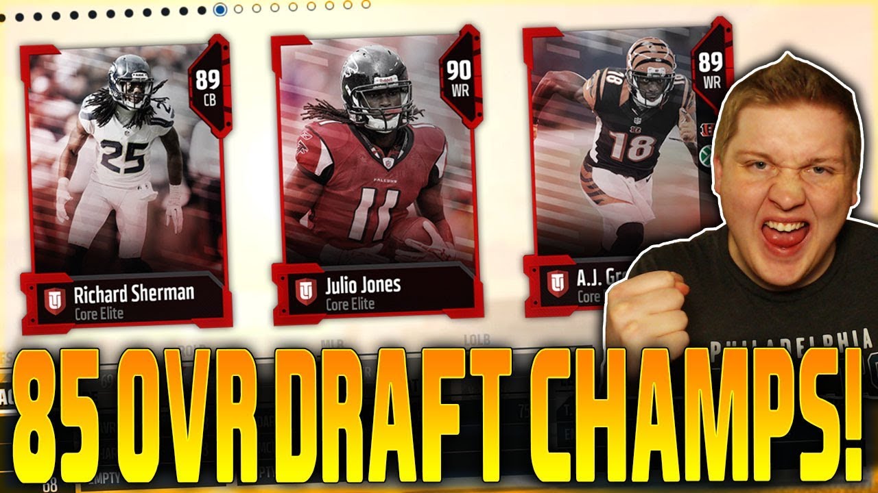 OMG! BEST DRAFT EVER! | 85 OVR MUT DRAFT CHALLENGE! | MADDEN 18 DRAFT CHAMPIONS