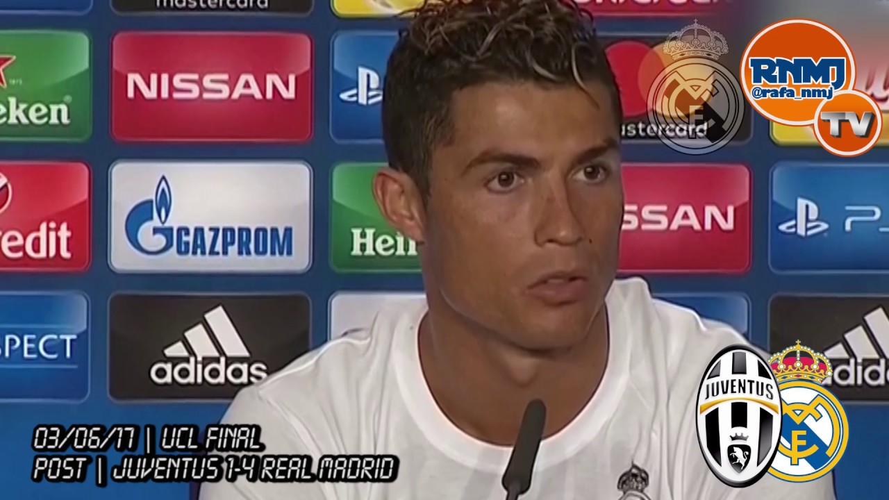 Rueda de prensa Cristiano Ronaldo | Juve 1-4 Real Madrid (03/06/17)