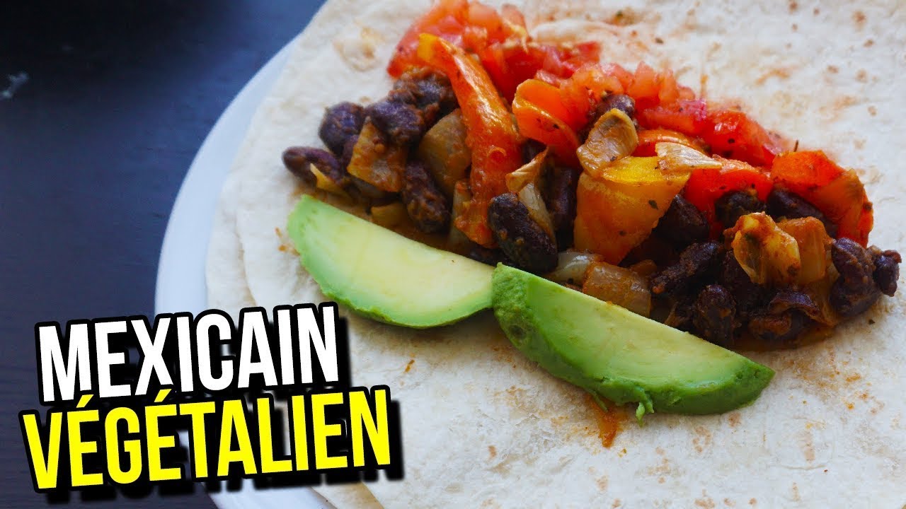 Fajitas mexicains [Végétalien] 🌯 - Rapide, facile et pas cher