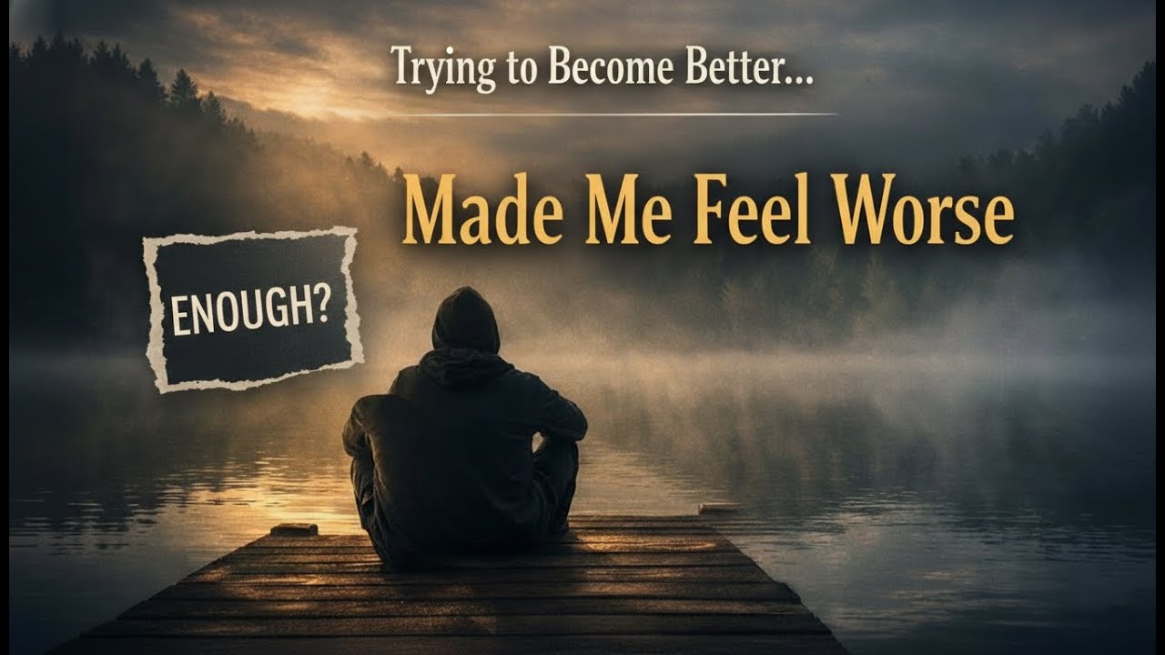 Trying to Become Better Made Me Feel Worse (Nobody Warned Me)