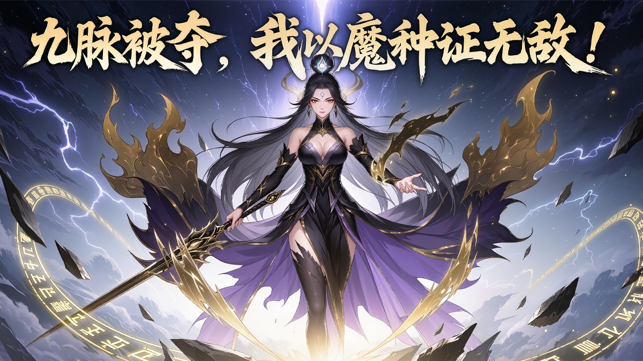 🔥【首播】《九脉被夺，我以魔种证无敌！》💥第1~203章节：开局绝美仙子亲授修魔道：得元阴、收魔种、证无敌。天眼蜕变重瞳，神骨化作至尊，霸体进化为苍天霸体。这一路，从魔道破碎苍穹。#ai漫画 #推文