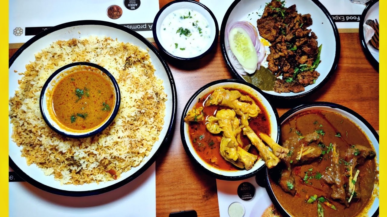 Mutton Nihari , Mutton Biryani, pathar ke Kebab at Sharief Bhai ( Authentic Muslim Food )
