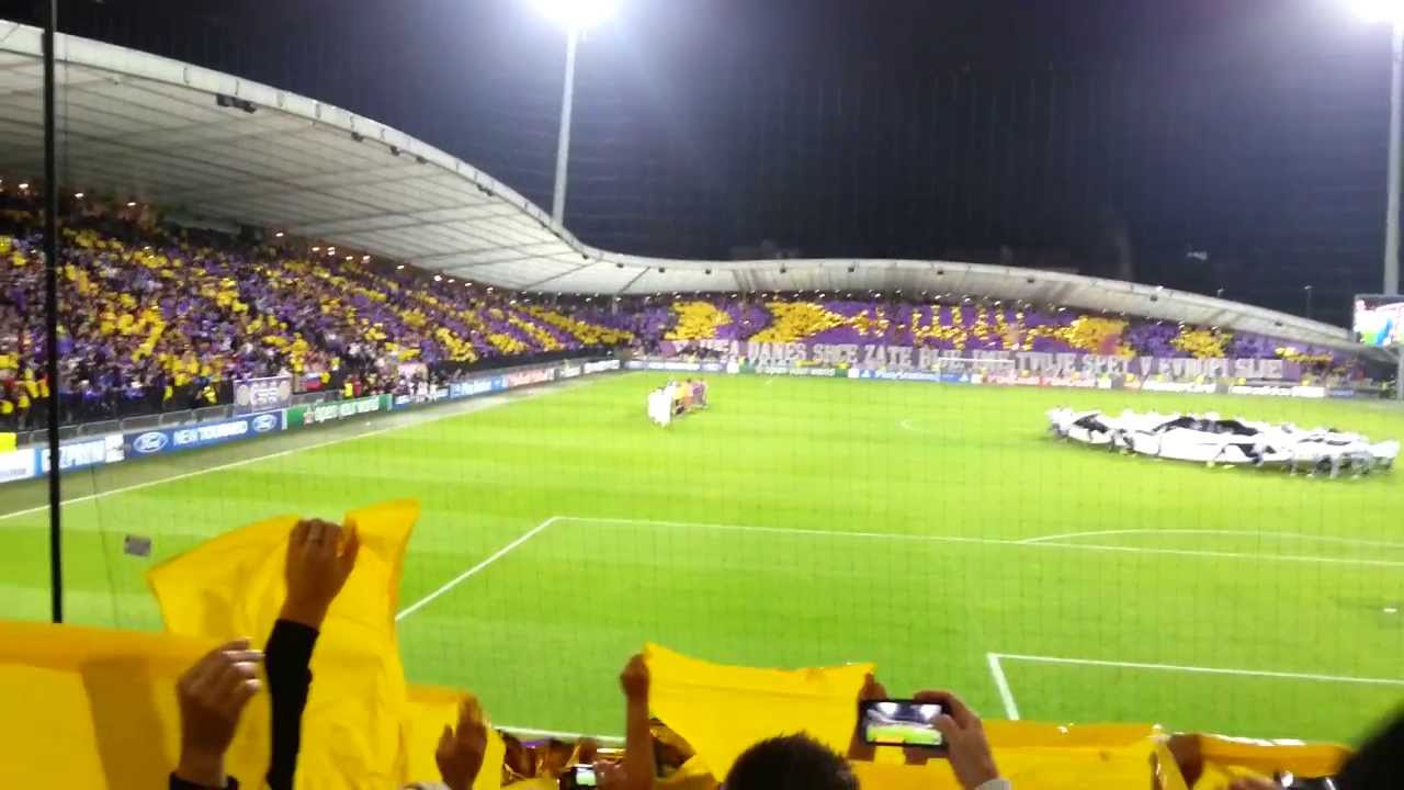 NK Maribor:FC Viktoria Plzen - Ljudski Vrt s severne tribune