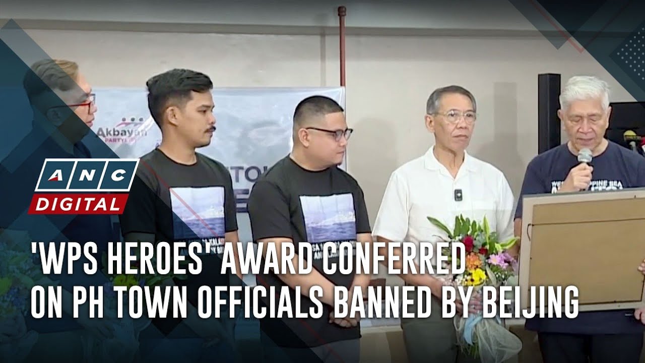 'WPS Heroes' award conferred on PH town officials banned by Beijing