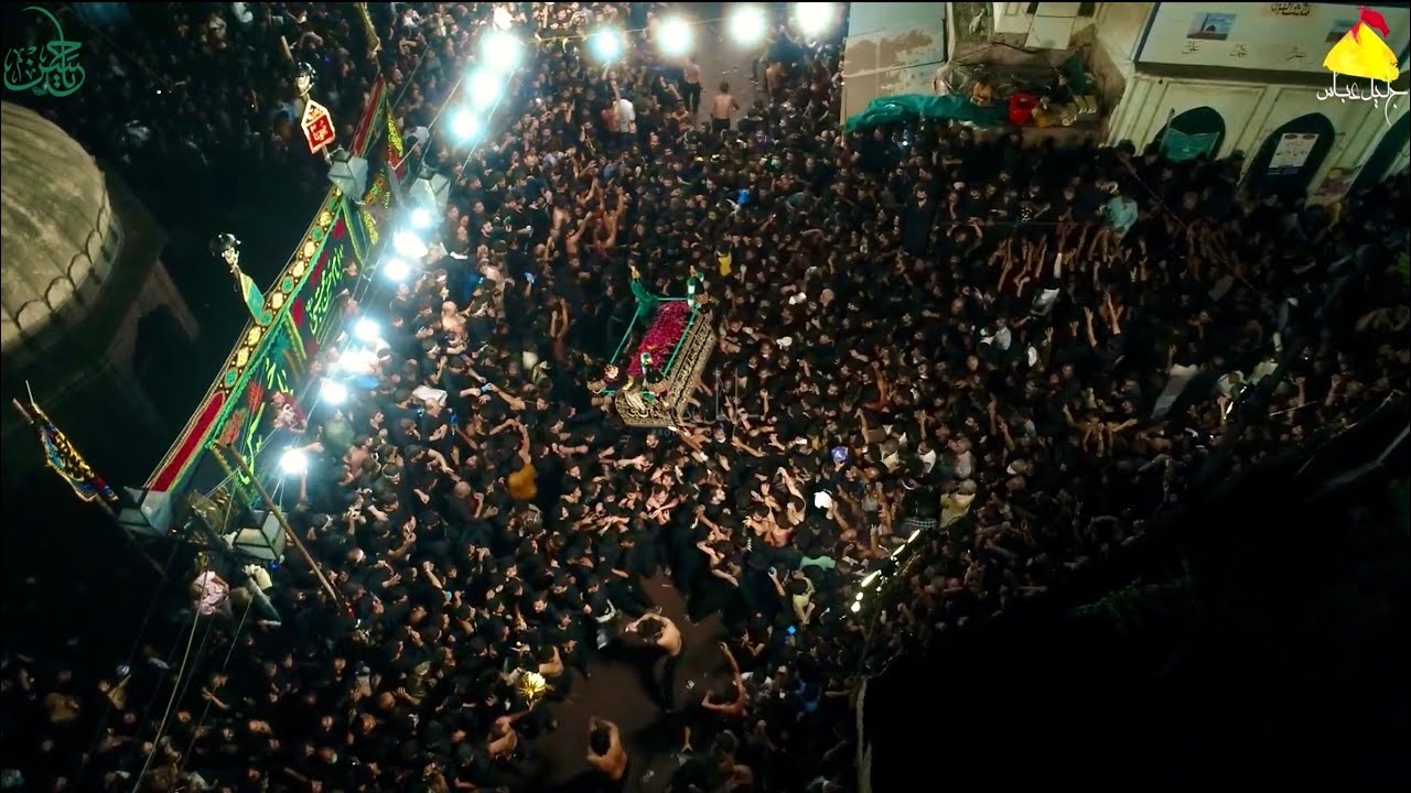 28 Safar Mochi Gate 2021-1443H | Taboot Imam Hassan Mujtaba (AS) | Masjid Wazir Khan | Drone View |
