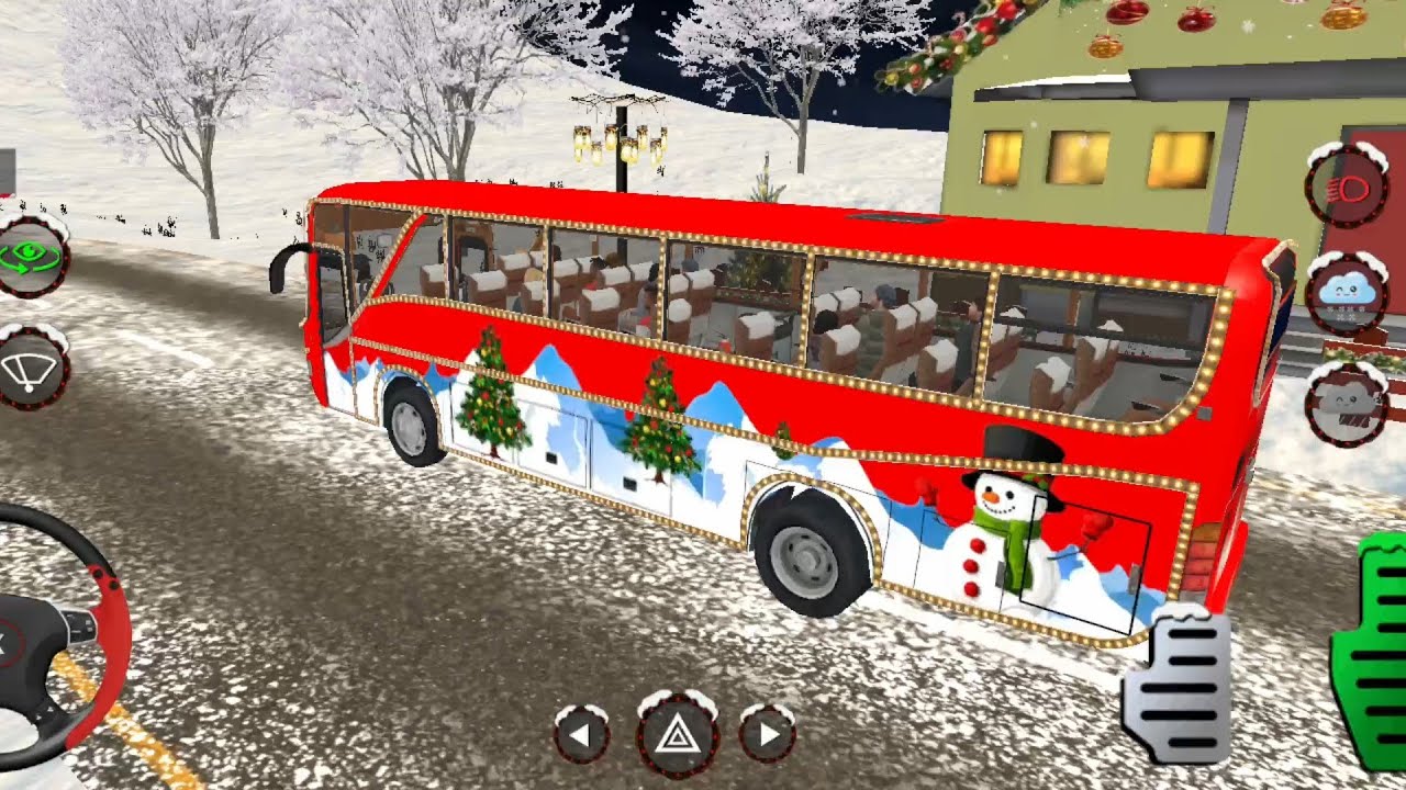 BUS SIMULATOR GAME EURO BUS 3D ANDRIOD GAMEPLAY 