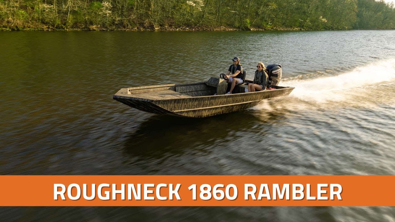 NEW Lowe Boats Roughneck 1860 Rambler Walkthrough | Hunting and Fishing Boat