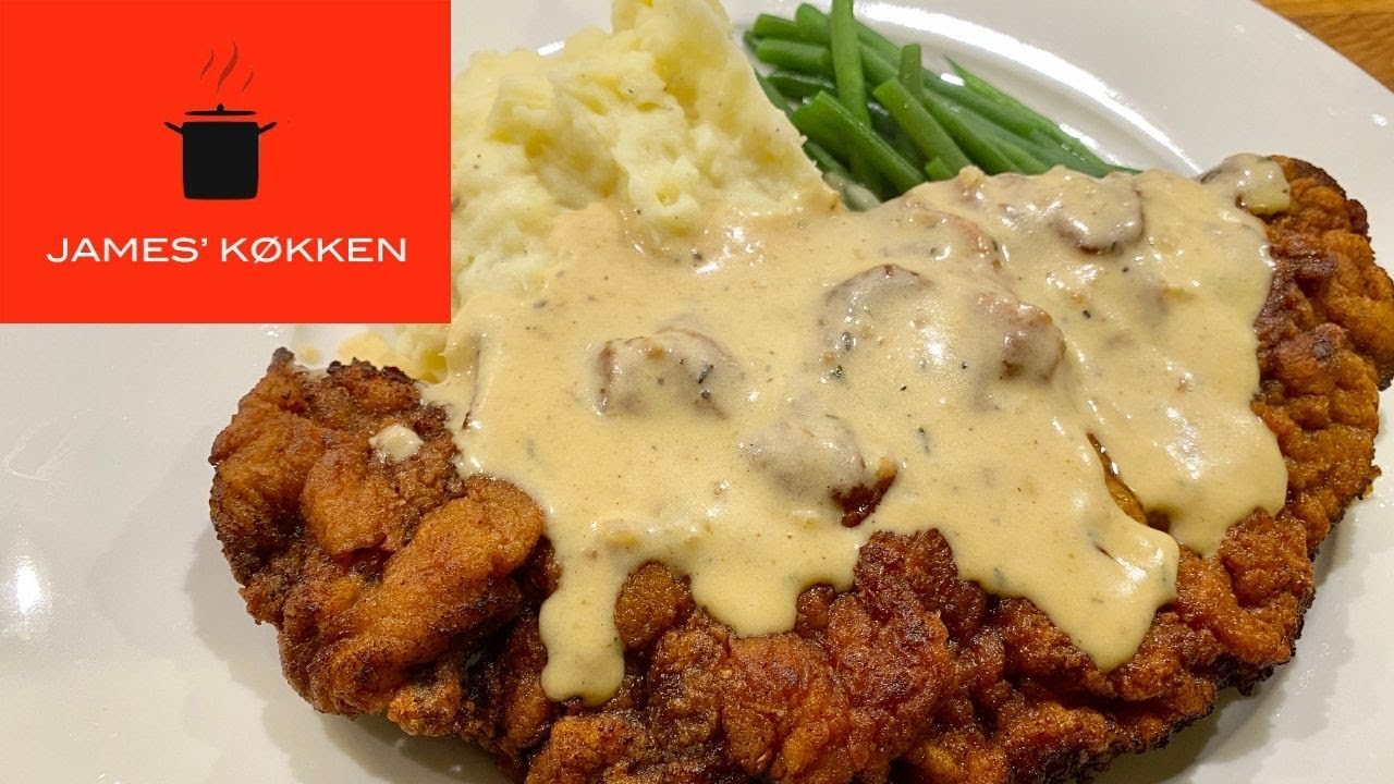 Chicken fried steak - en amerikansk klassiker!