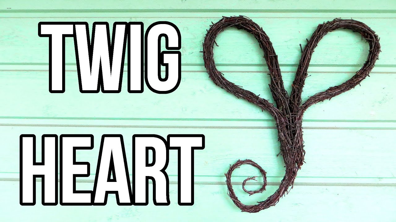 How to Make a Twig Heart Wreath || DIY Nature Crafts