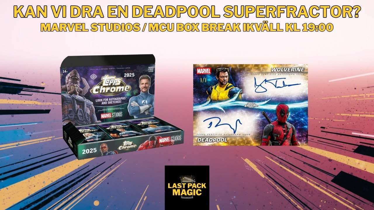 Marvel Studios Topps Chrome Box Break