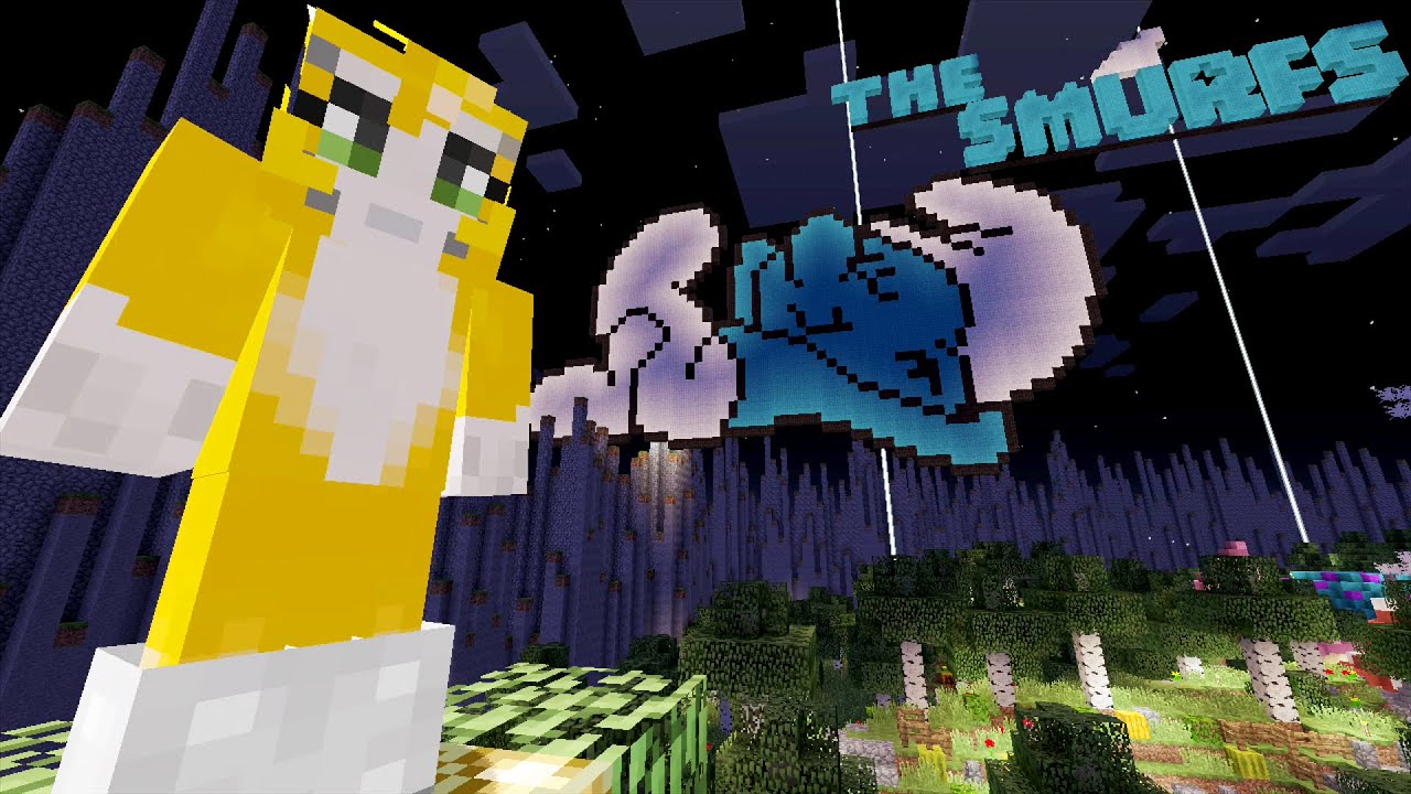 Minecraft Xbox - The Smurfs - Smurfville  {1}