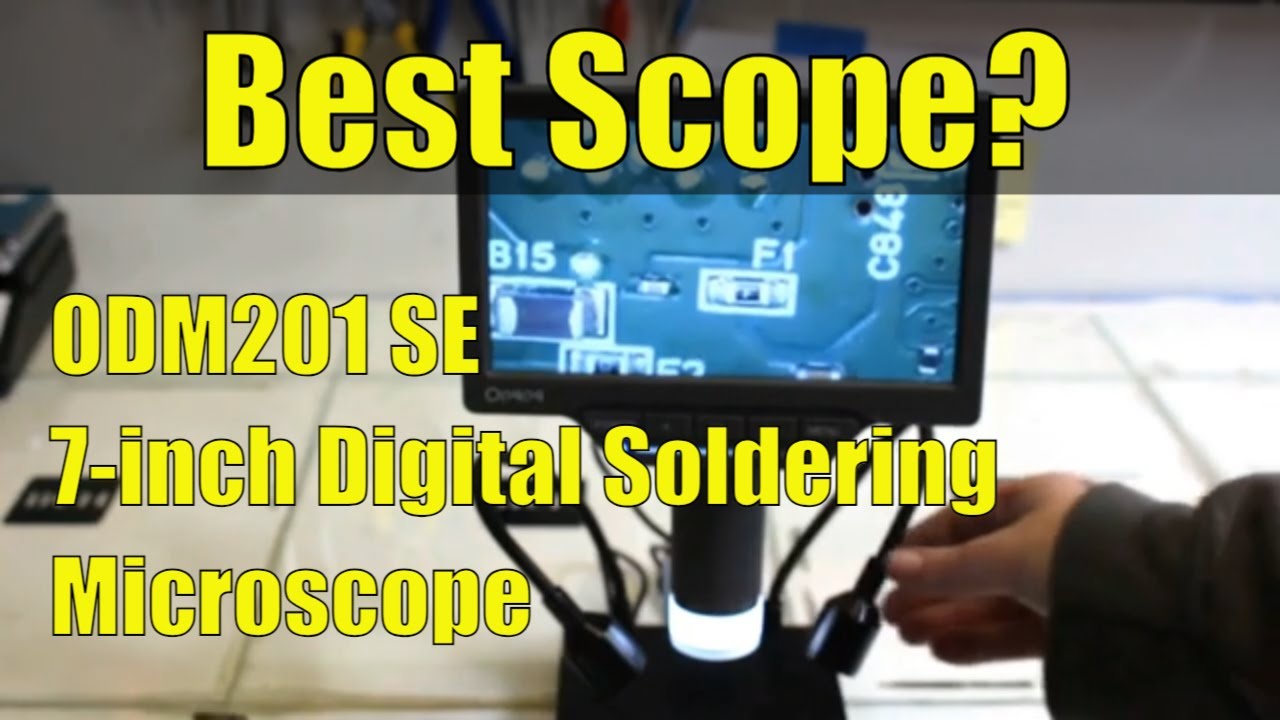 Level Up Your Soldering Game with the ODM201 SE Soldering Microscope