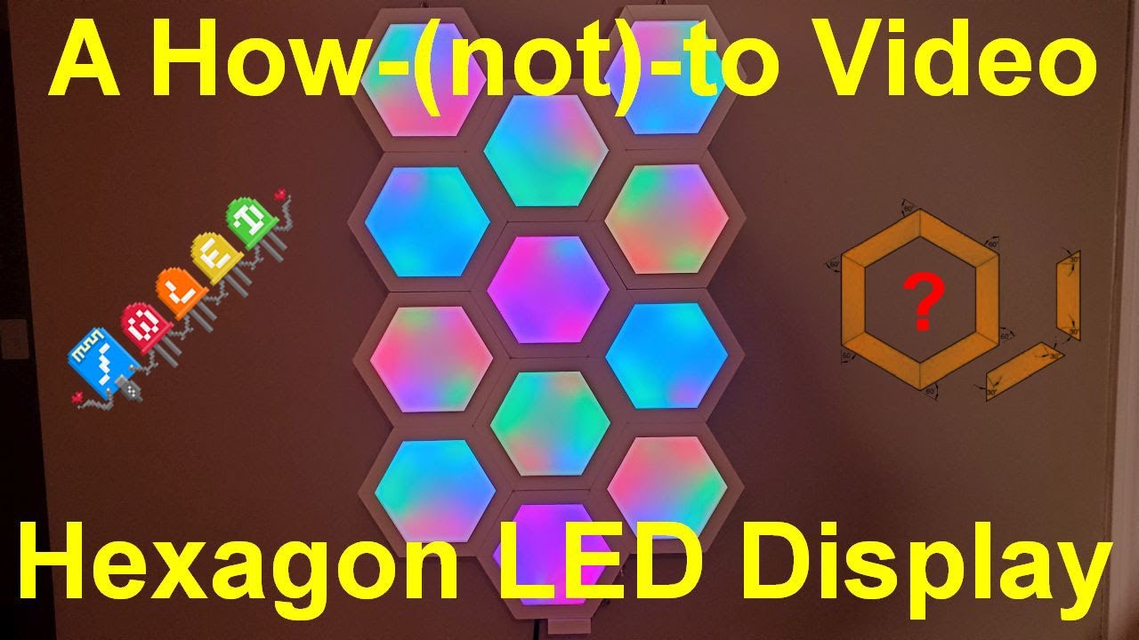 Hexagonal LED Panels using WLED