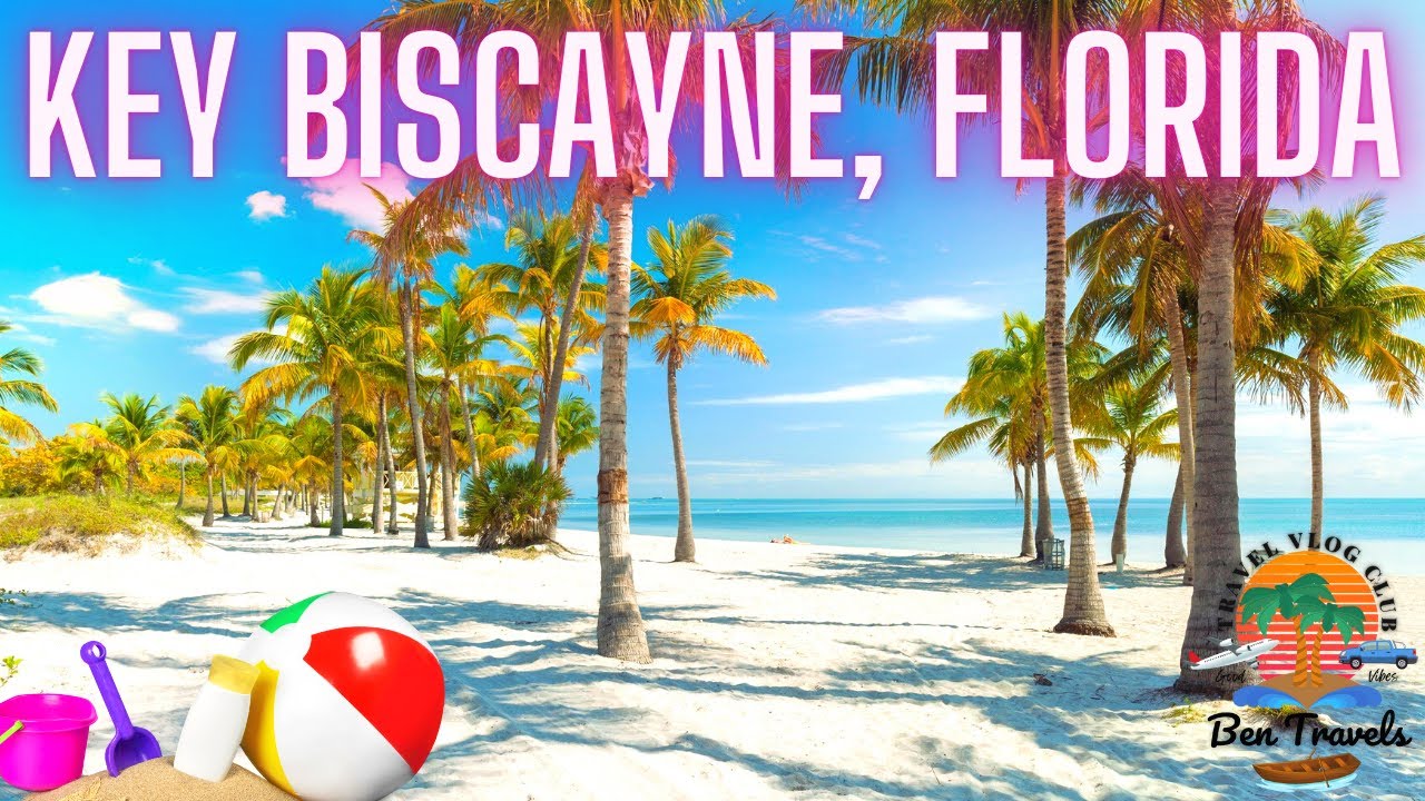 Отдых на пляже в Ки-Бискейне, Флорида 🌴