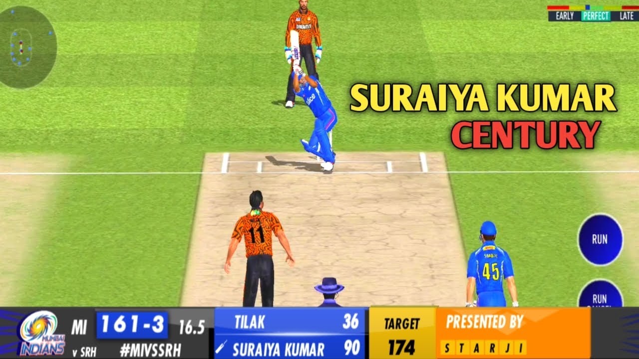 SURAIYA KUMAR Century Against SRH | MI VS SRH | TATA IPL24 #realcricket20