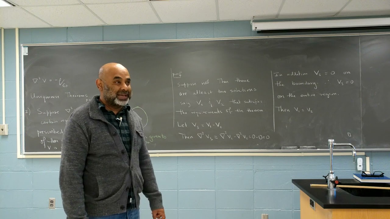 Electrodynamics Chapter 3, Lecture 2: Uniqueness Theorems