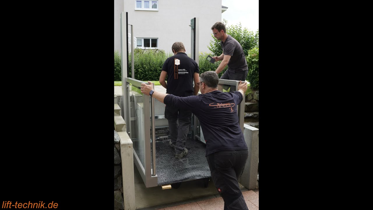 Hebebühne Plattformlift UP20   (Die Montage)