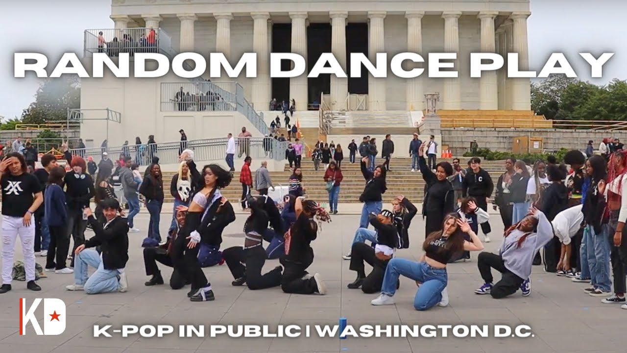 [KPOP IN PUBLIC] KPOP RANDOM DANCE PLAY @ Lincoln Memorial 2024 | K-District in Washington D.C.