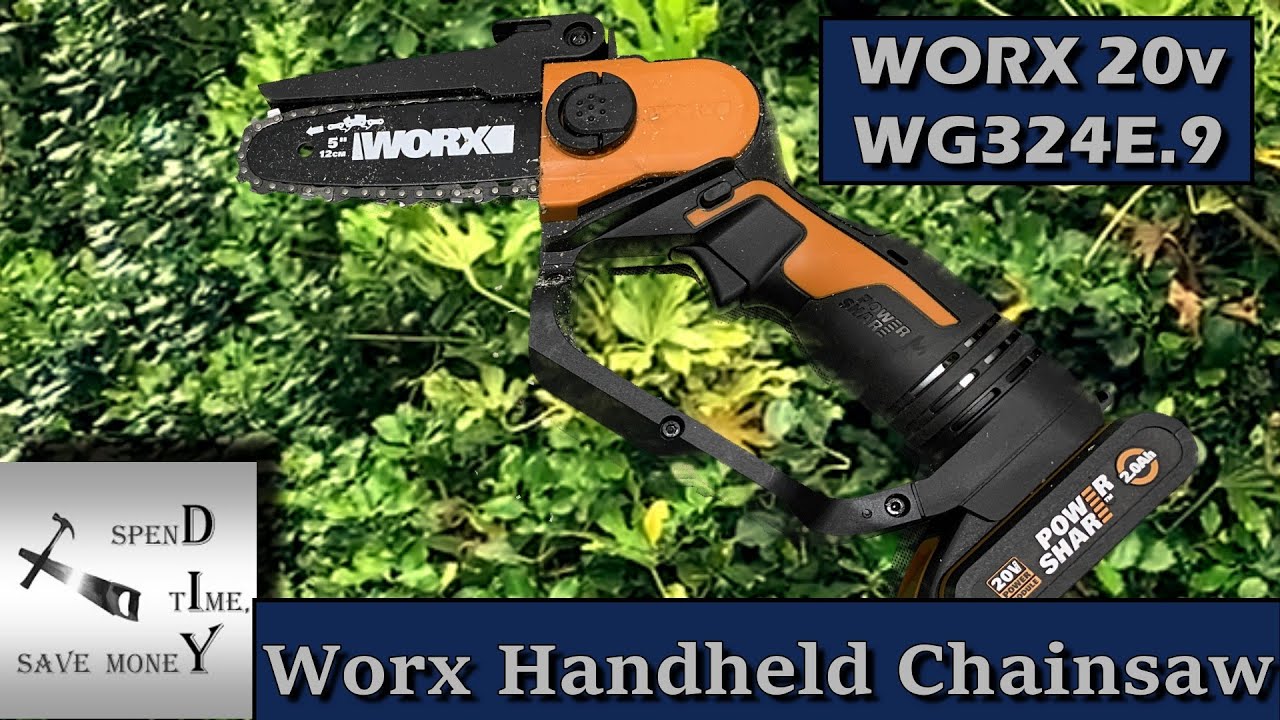 WORX handheld chainsaw WG324E.9 20v power share