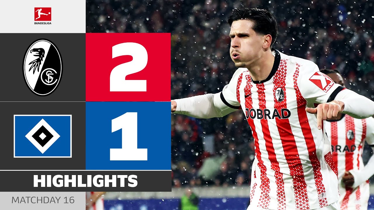 LATE Winner!! | SC FREIBURG - HAMBURGER SV | Highlights | Matchday 16 &ndash; Bundesliga 2025/26