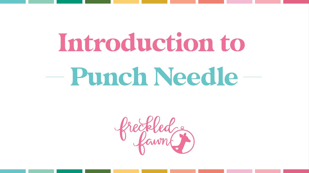 Introduction to Punch Needle | Tutorial Punch Needle Kit Tutorial