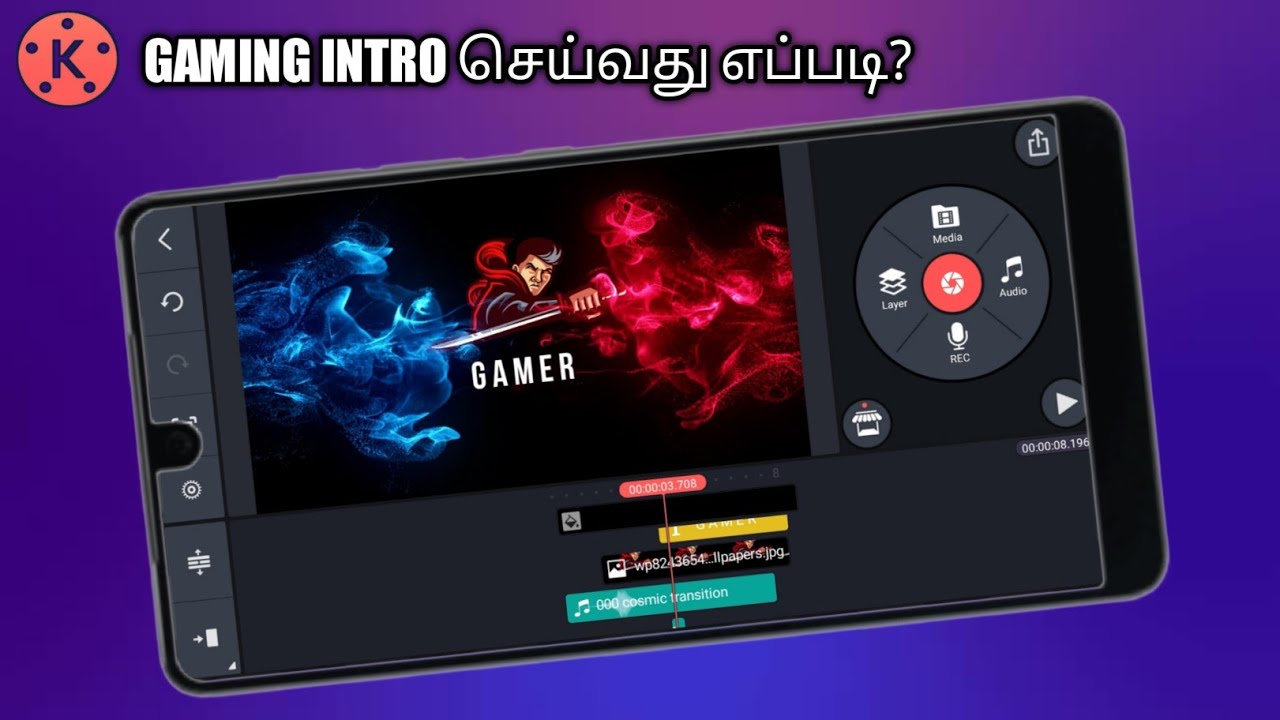 👌How To Create Free Gaming Youtube Channel Intro Tamil  Kinemaster Editing 2021 |Free Intro Template
