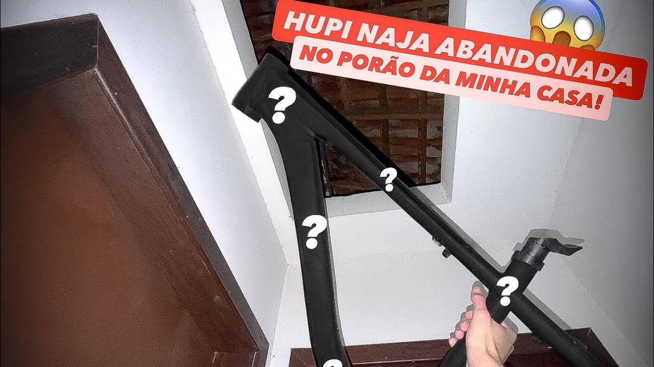 ACHEI UMA HUPI NAJA NO PORÃO!