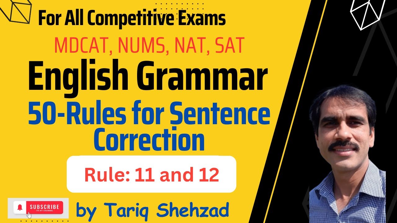 Rule: 11-12 | 50 Rules of English Grammar