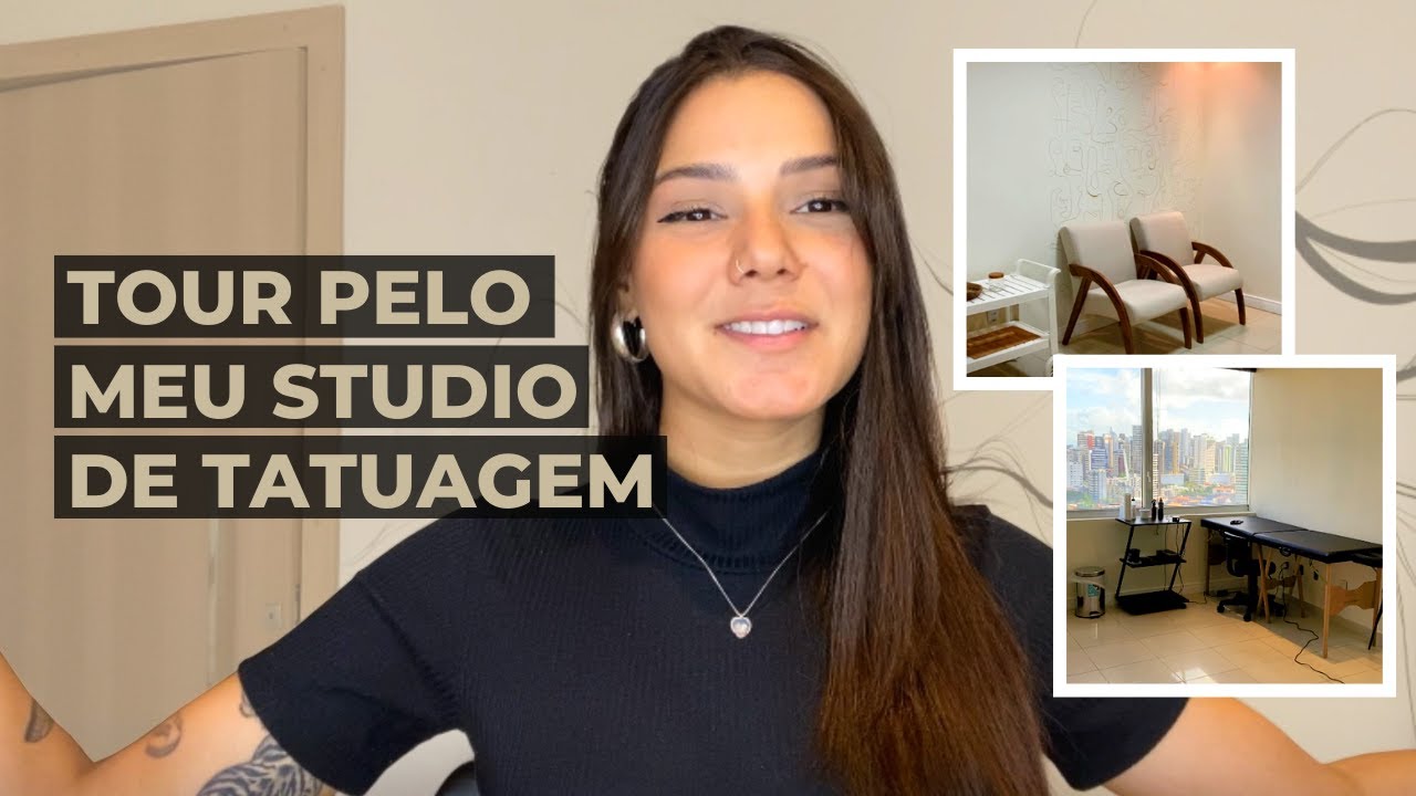 TOUR PELO MEU STUDIO DE TATUAGEM | Renata d'El-Rey