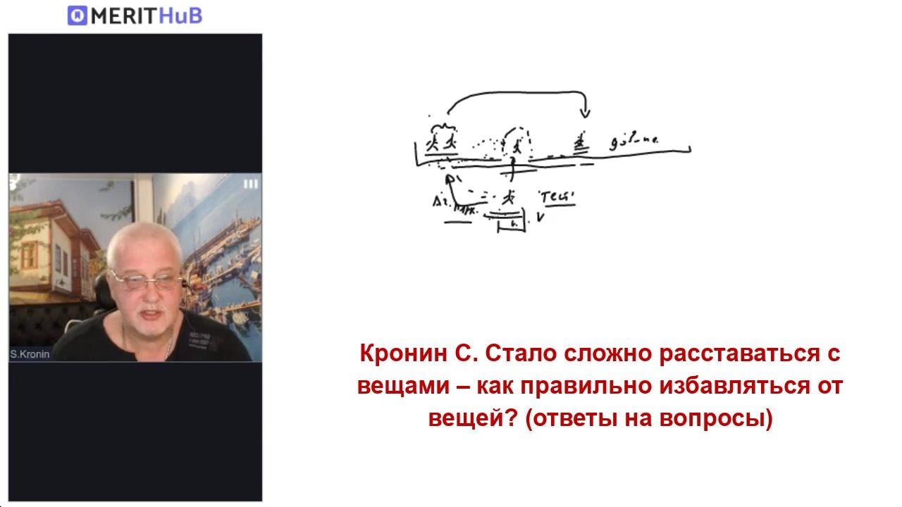 Кронин С. Стало сложно расставаться с вещами – как правильно избавляться от вещей?