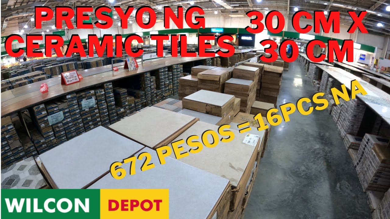 PRESYO NG CERAMIC TILES 30 X 30cm sa WILCON