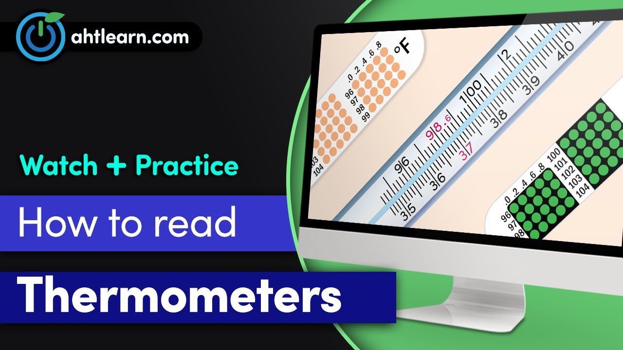 How to Read Glass and Disposable Thermometers