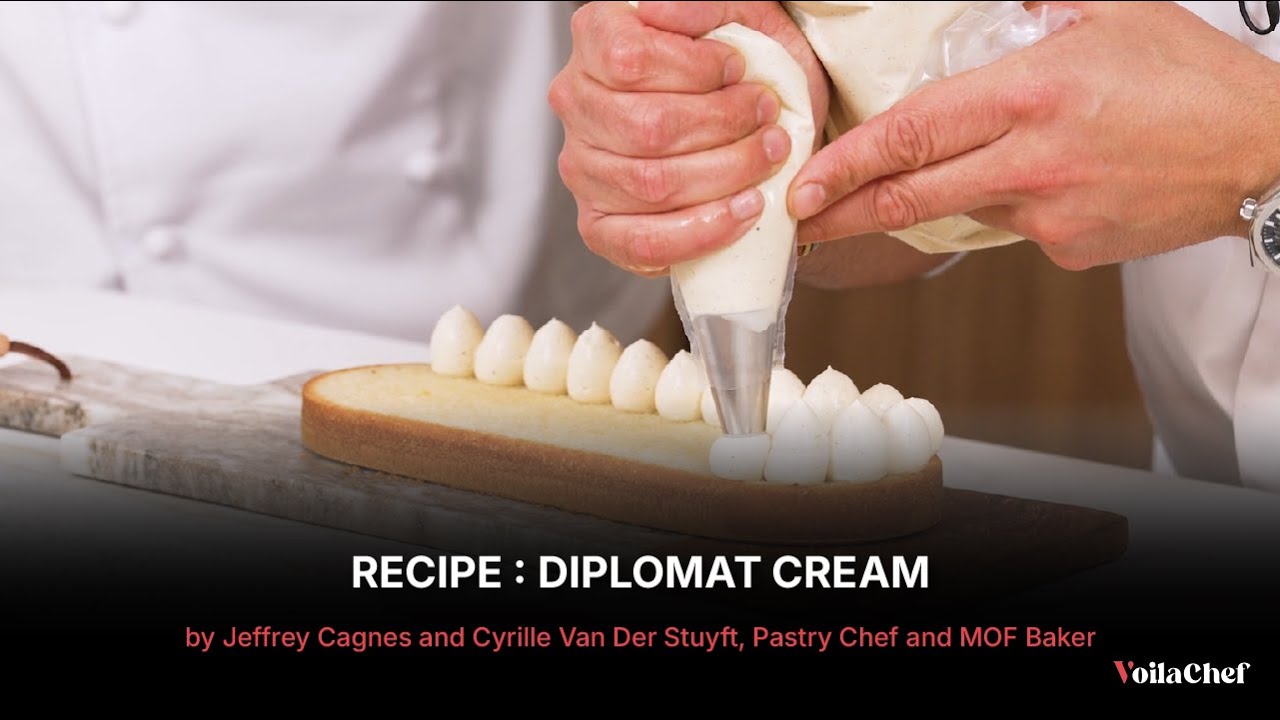 Diplomat Cream Recipe by Jeffrey Cagnes and Cyrille Van Der Stuyft | A Signature Chef Recipe