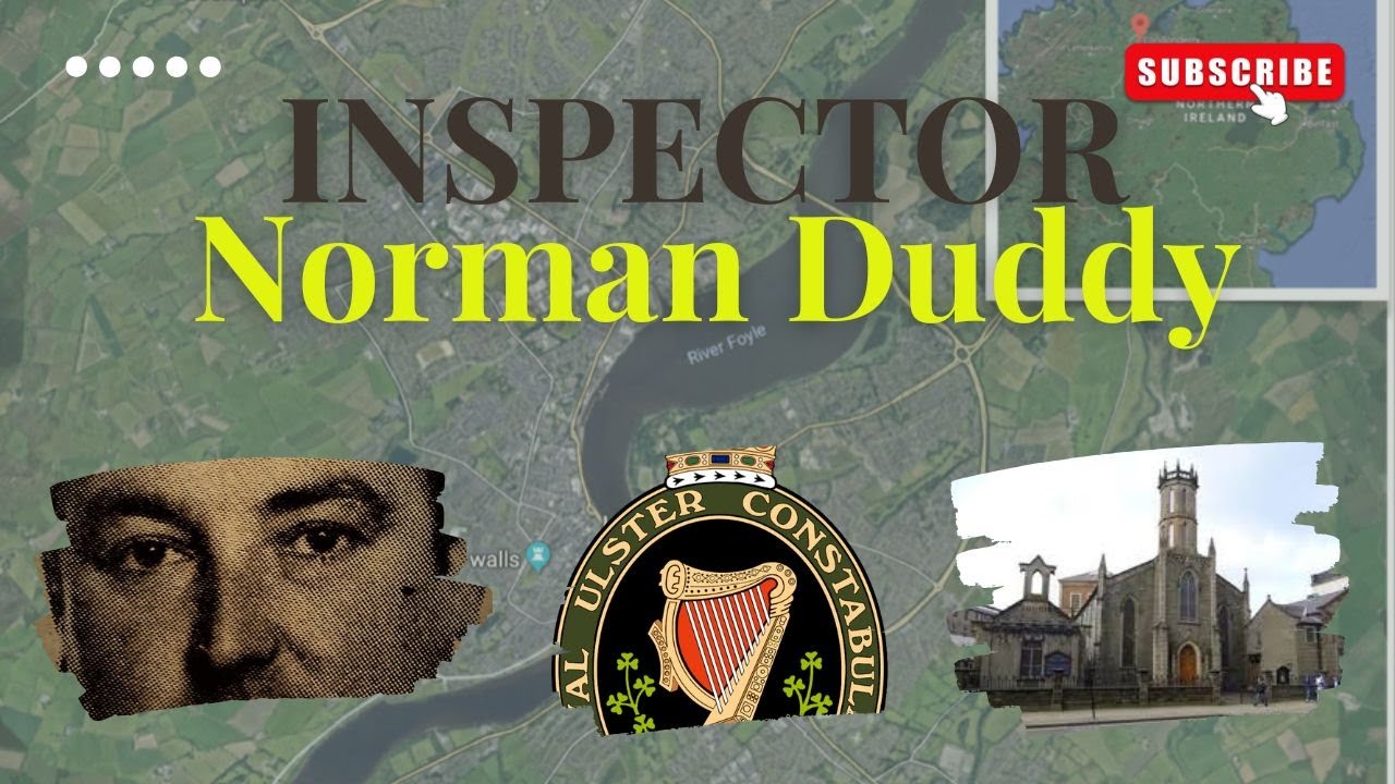 Gunned down as he left church with his children RUC Inspector Duddy