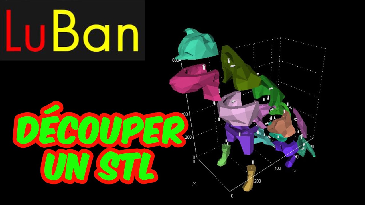 LUBAN Découper un STL en plusieurs morceaux