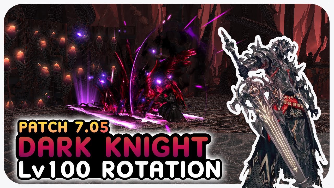 DARK KNIGHT Level 100 Rotation Showcase | 2.50s | 2 Mins | Dawntrail Patch 7.05