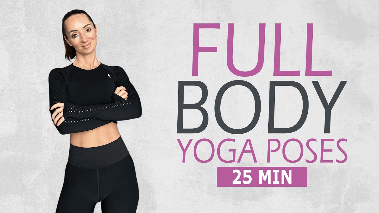 25 MIN FULL BODY YOGA POSES / Kraftvolle & fließende Ganzkörper-Sequenz | Katja Seifried
