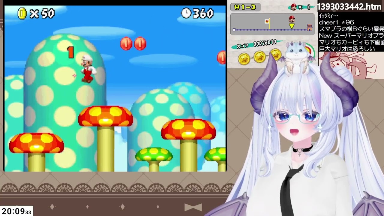 New スーパーマリオブラザーズやるよー！