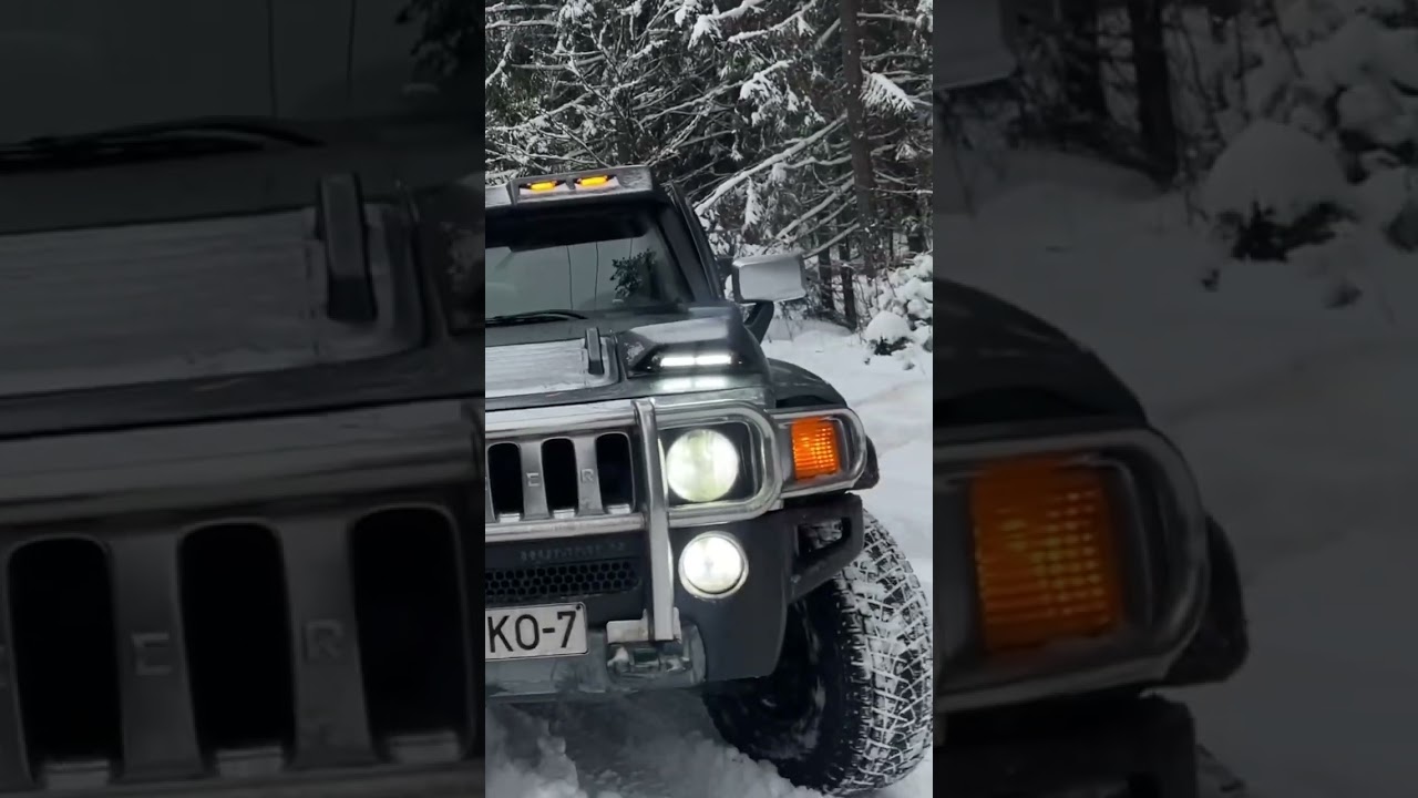 Тест зимних шин для внедорожника в снегу 