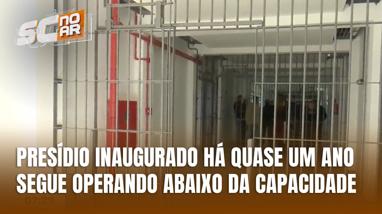 Penitenciária de São Bento do Sul opera com só 17 presos em SC