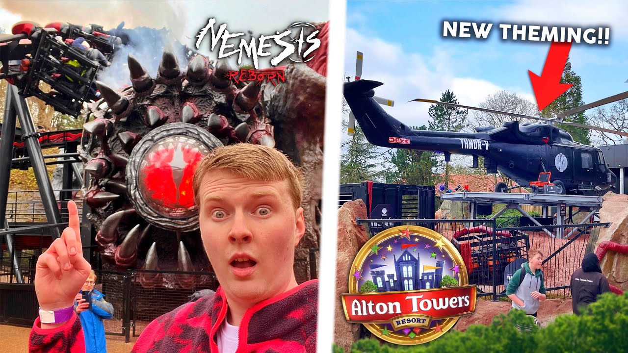 EVERYTHING NEW around Nemesis Reborn!! - Alton Towers
