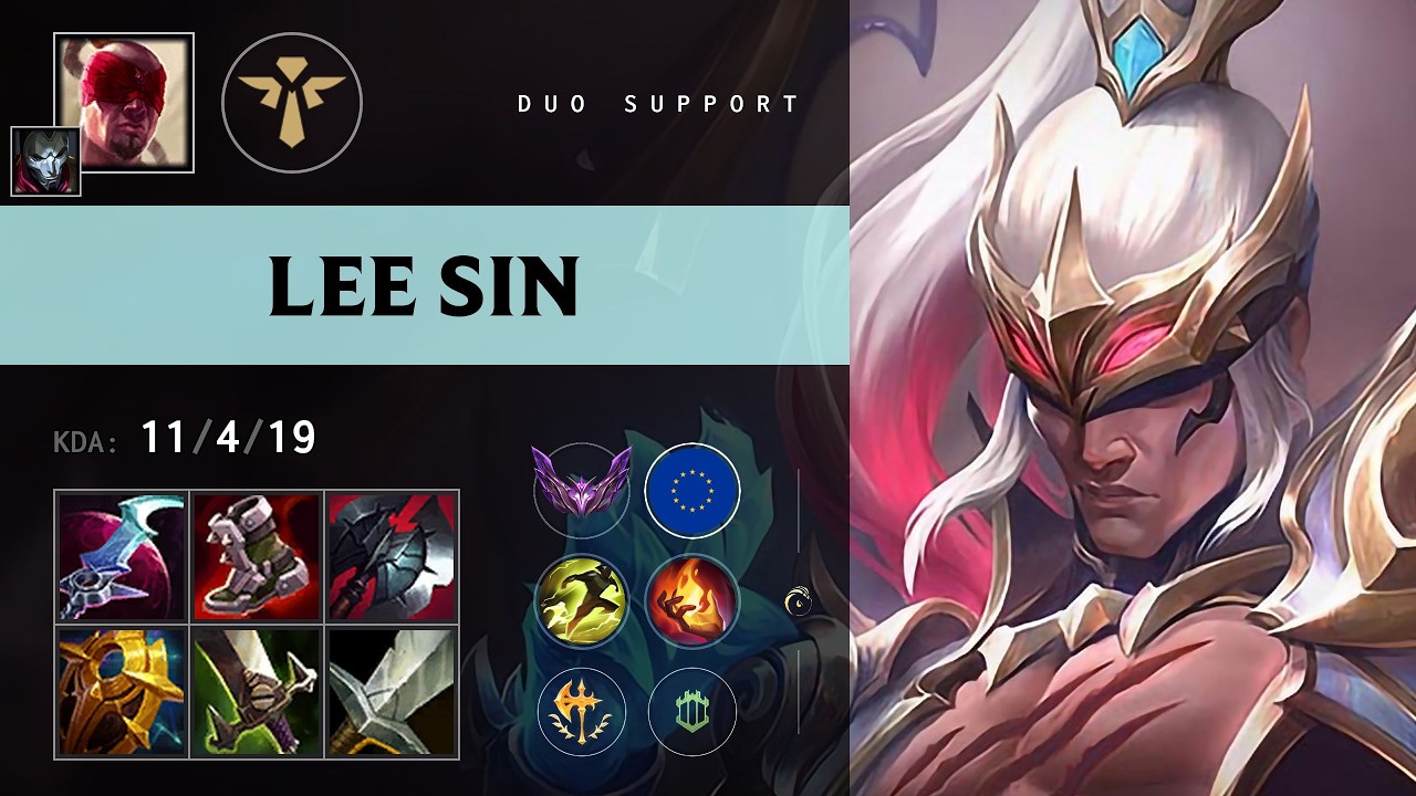 Lee Sin Support vs Shen - EUNE Master Patch 26.16