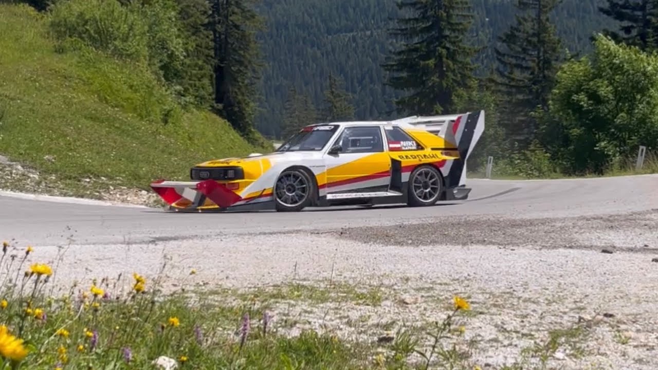 Quattrolegende 2023 Taubitzalm 5 Zylinder Sound Hillclimb Turbo Alpenstrasse